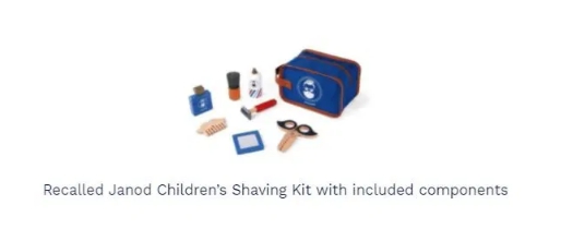 被召回的Janod Children’s Shaving Kit